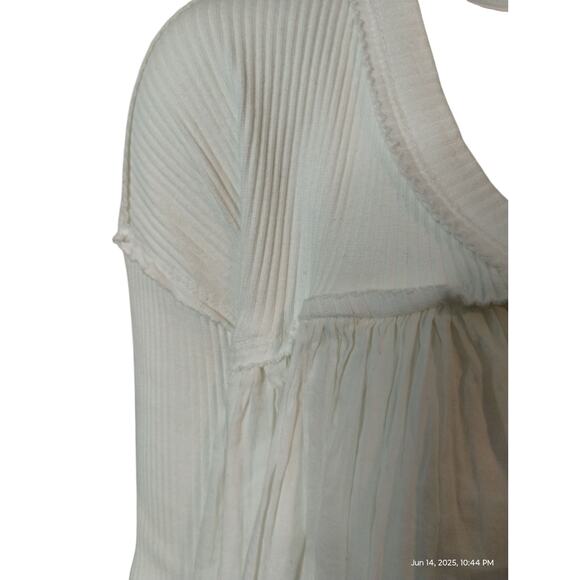 We The Free Women's XSmall Lyrical Tunic Henley Boho Oversized Asymmetrical - Picture 16 of 16